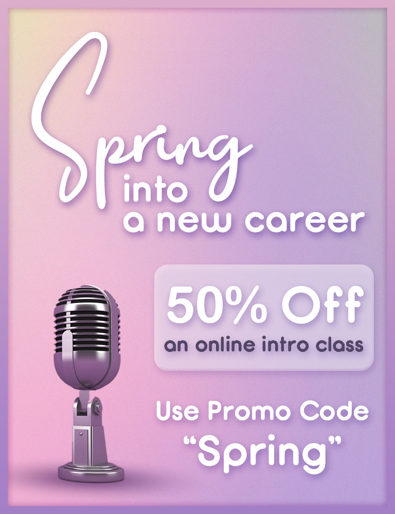 Spring into a new career. 50% off an online intro class.