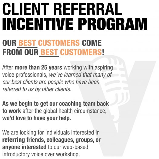 Client referral incentive program